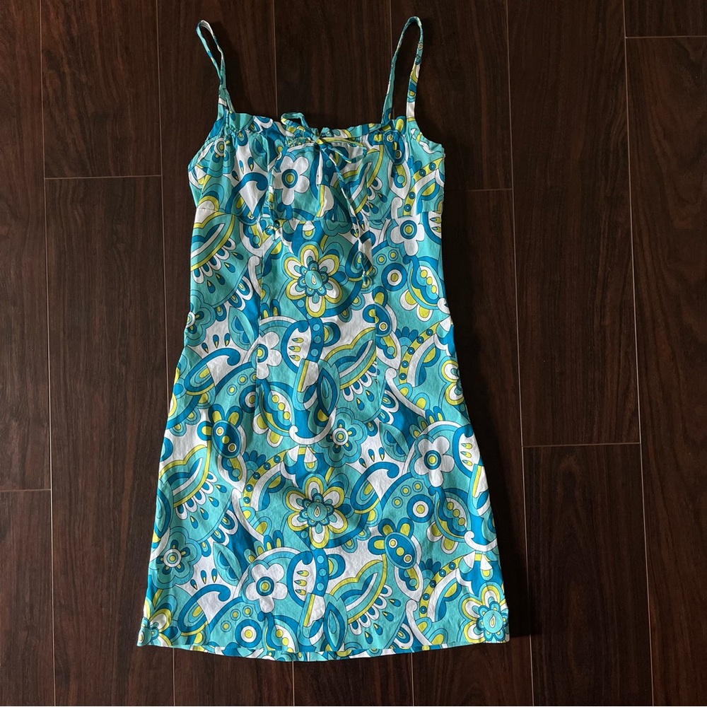 Vintage Vamp Y2K Mod Mini Dress